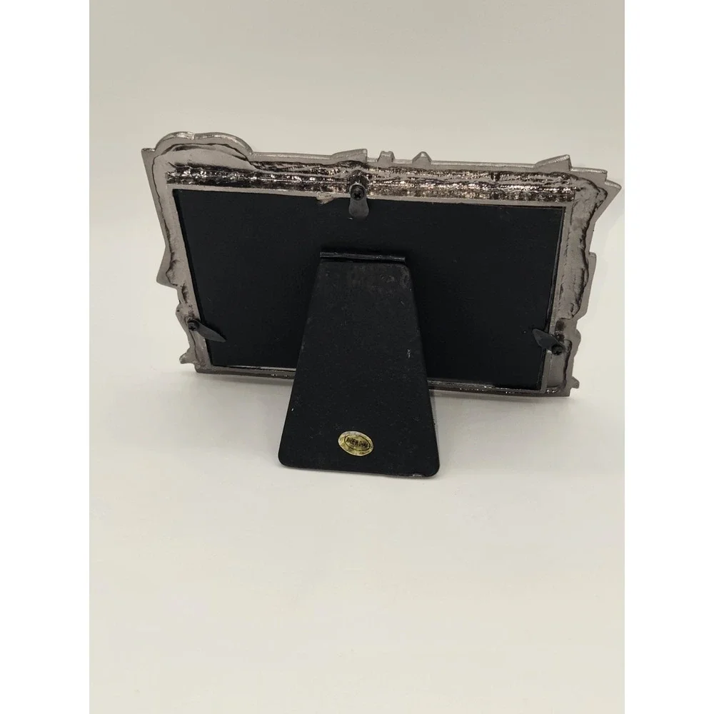 Vintage Pewter Picture Frame Our Vacation Travel‎ Theme Tickets Passport 6
